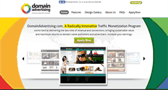 Desktop Screenshot of domainadvertising.com